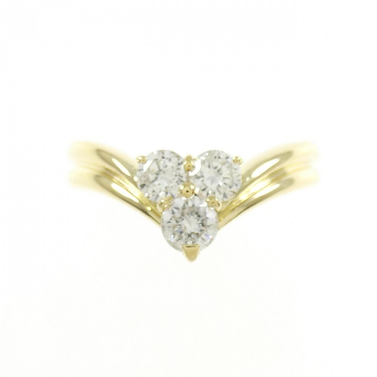 K18YG ダイヤモンド リング 0.52CT