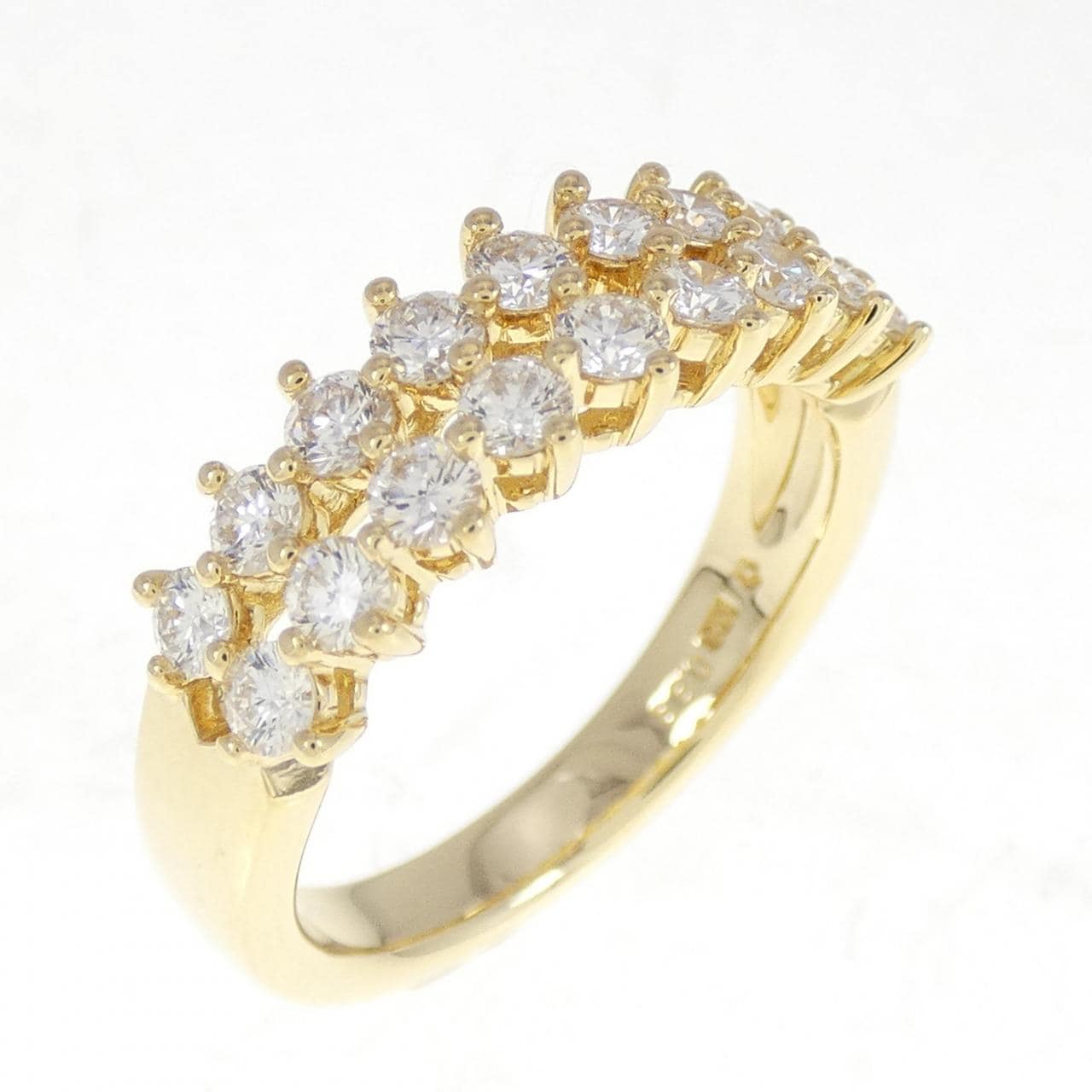 K18YG ダイヤモンド リング 0.89CT