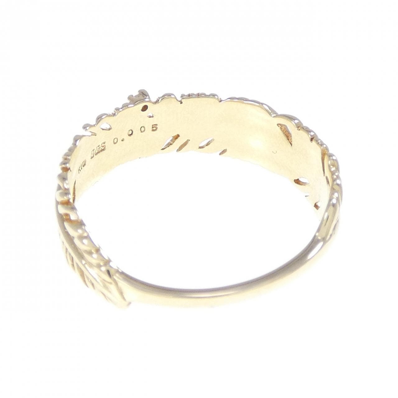K10YG ダイヤモンド リング 0.005CT