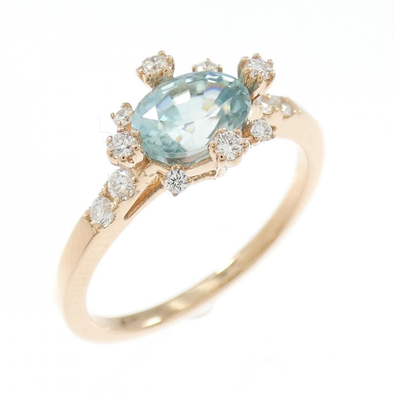 K18PG ジルコン リング 1.43CT
