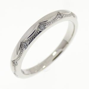 PT950 ダイヤモンド リング 0.040CT