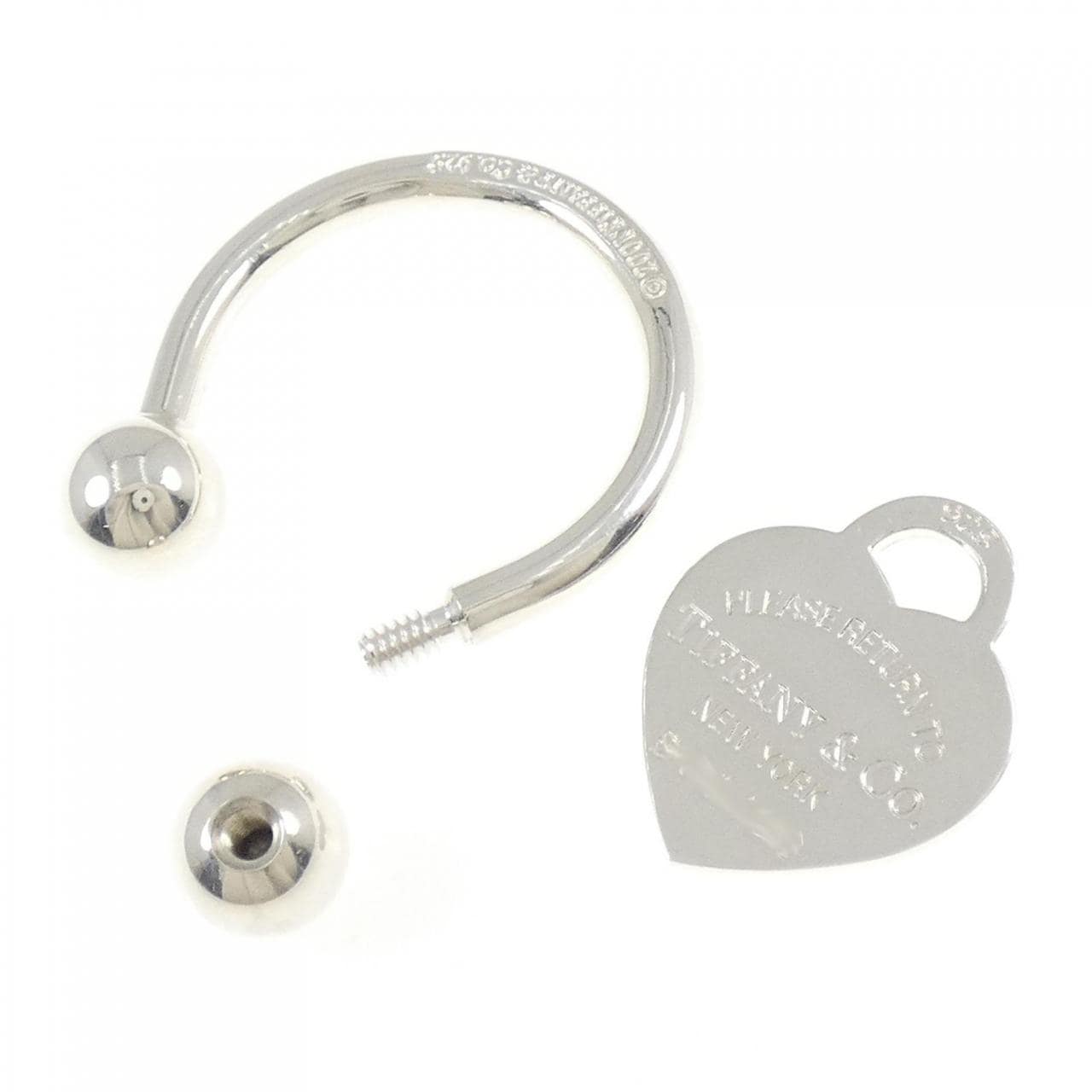 ティファニー リターントゥティファニー ハートタグ キーリング