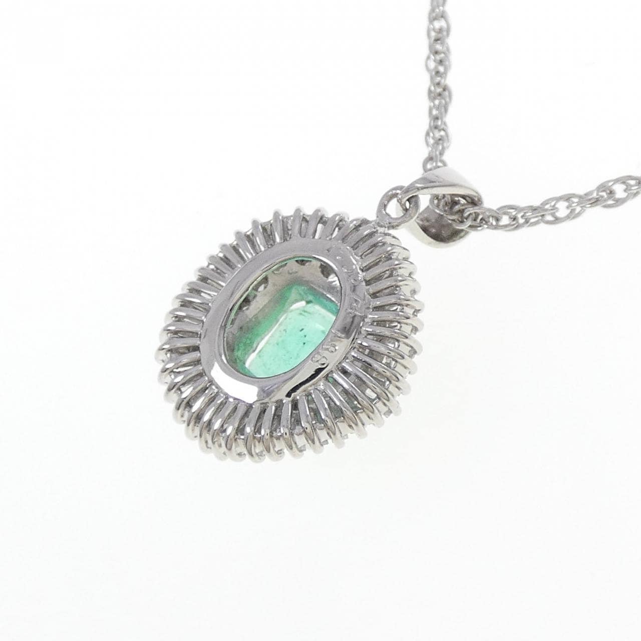PT/PT850 エメラルド ネックレス 1.88CT