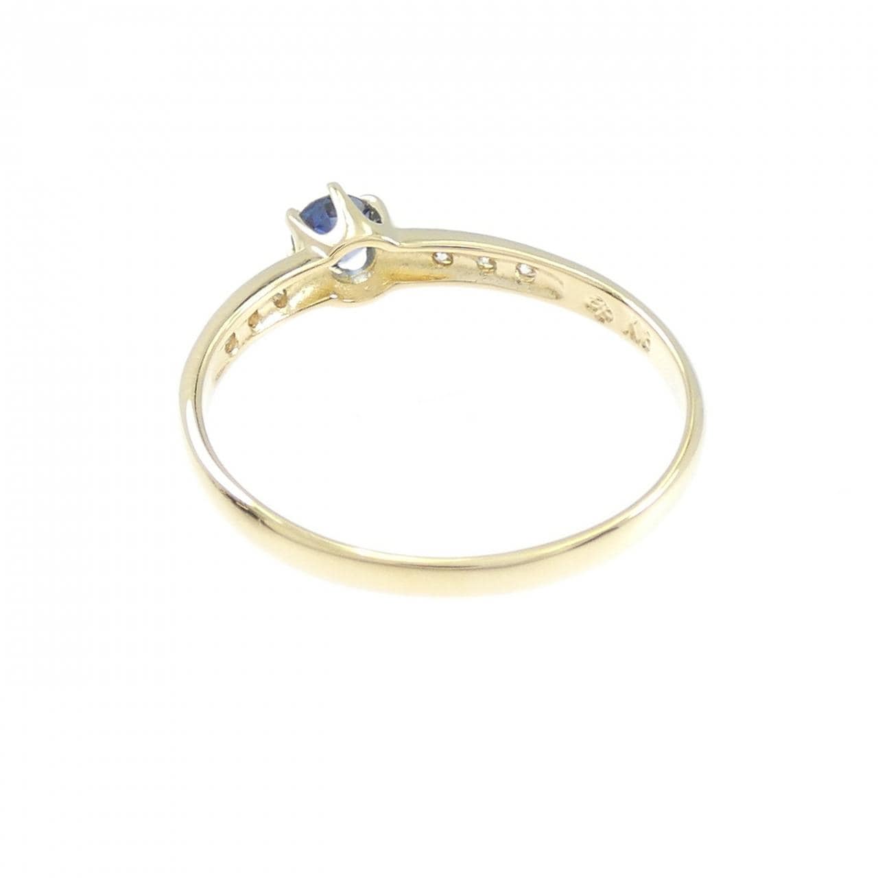 K18YG サファイヤ リング