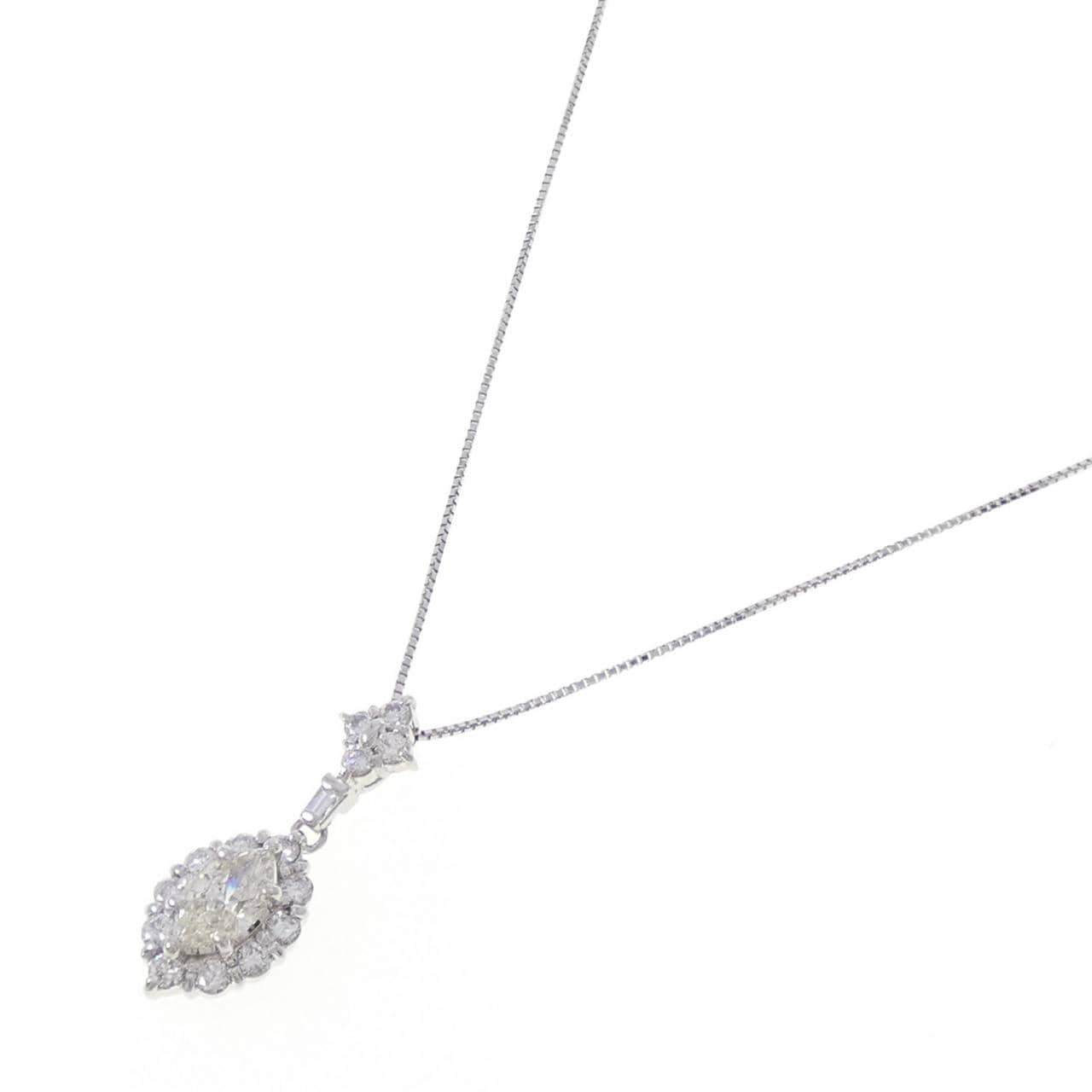 PT900/PT850 ダイヤモンド ネックレス 0.715CT