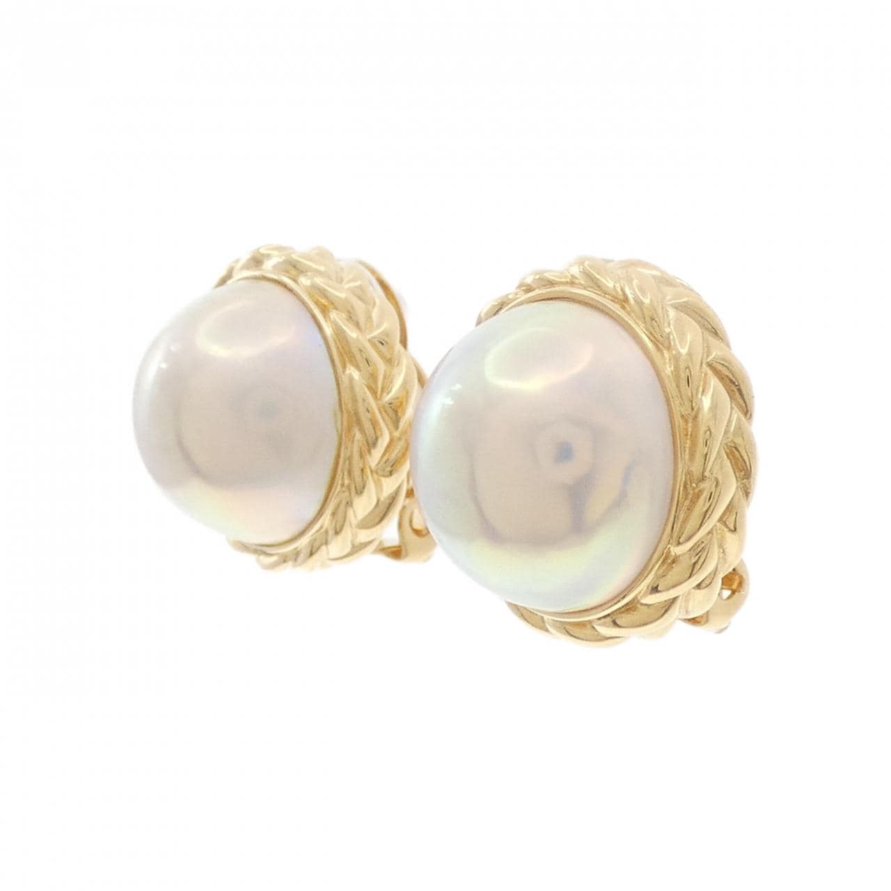 Tasaki mabe pearl earrings