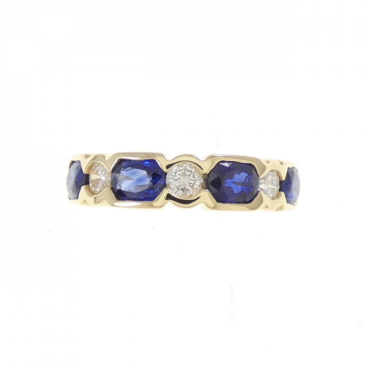 K18YG サファイヤ リング 1.63CT