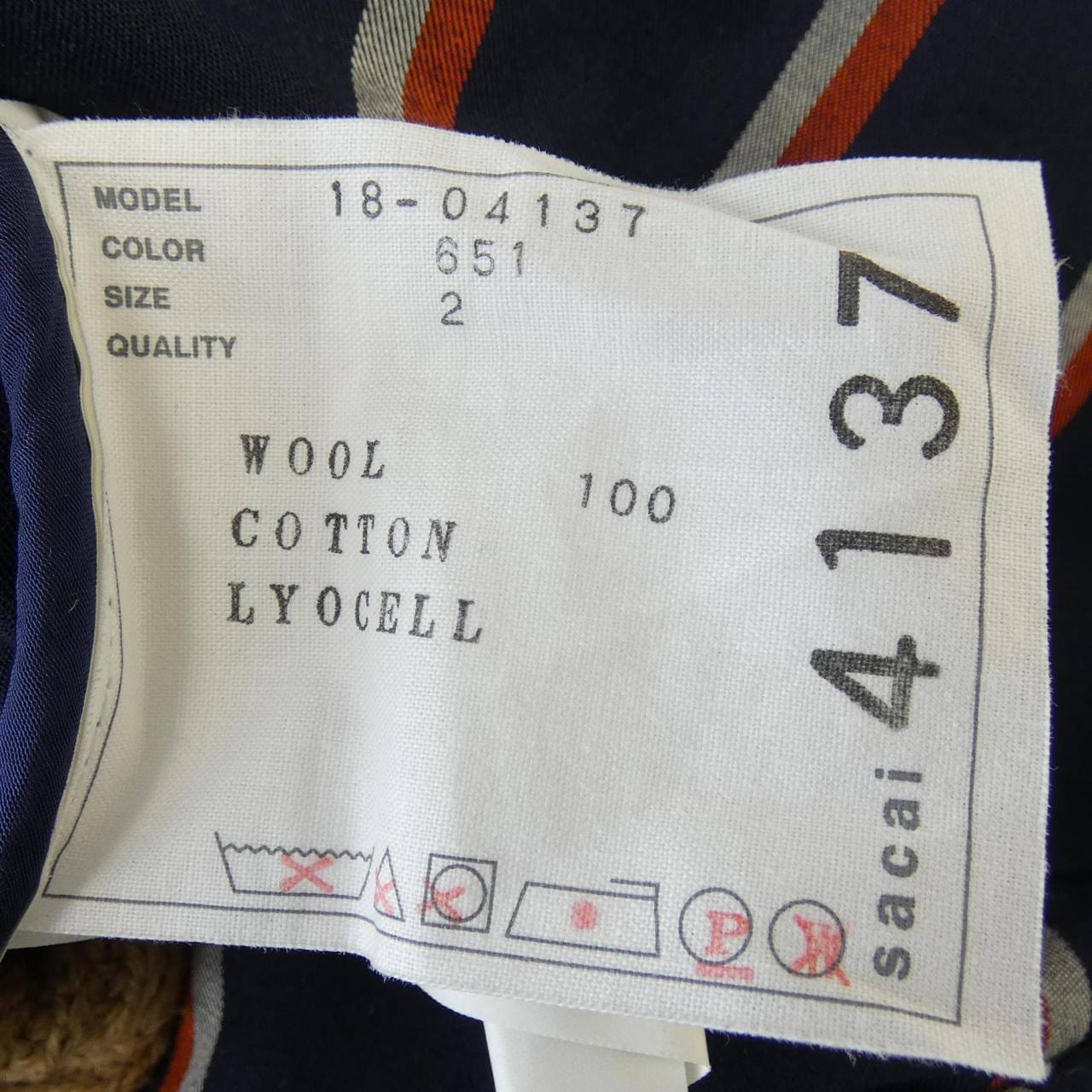 サカイ SACAI 18-04137 トップス