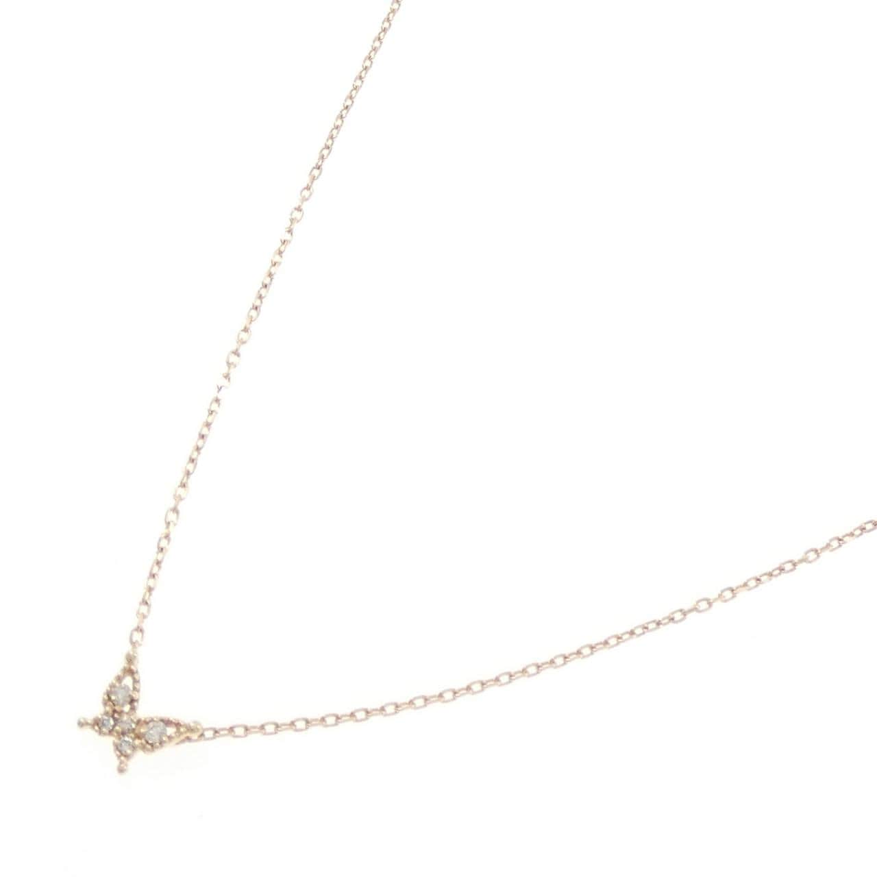 ノジェス バタフライ ダイヤモンド ネックレス