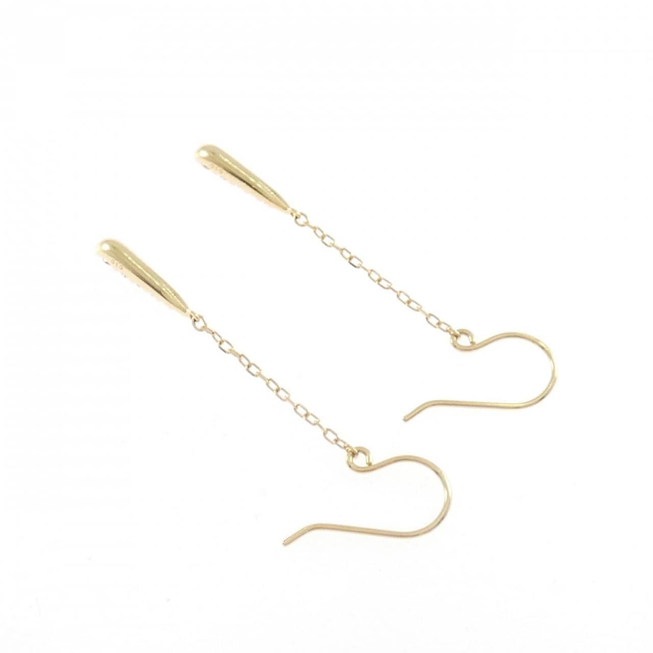 K18YG ダイヤモンド ピアス 0.20CT