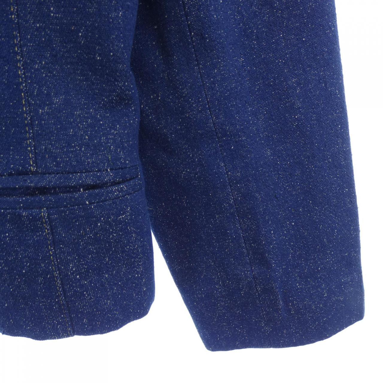 【ヴィンテージ】レオナールファッション LEONARD FASHION ノーカラージャケット