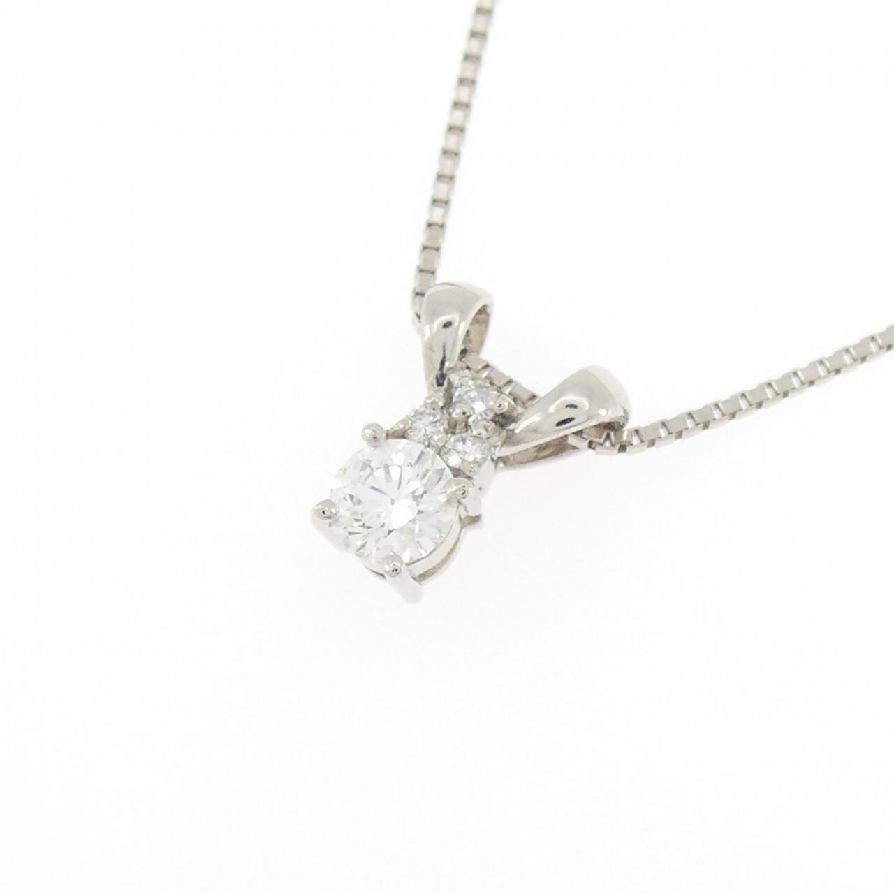 PT900/PT850 ダイヤモンド ネックレス 0.335CT