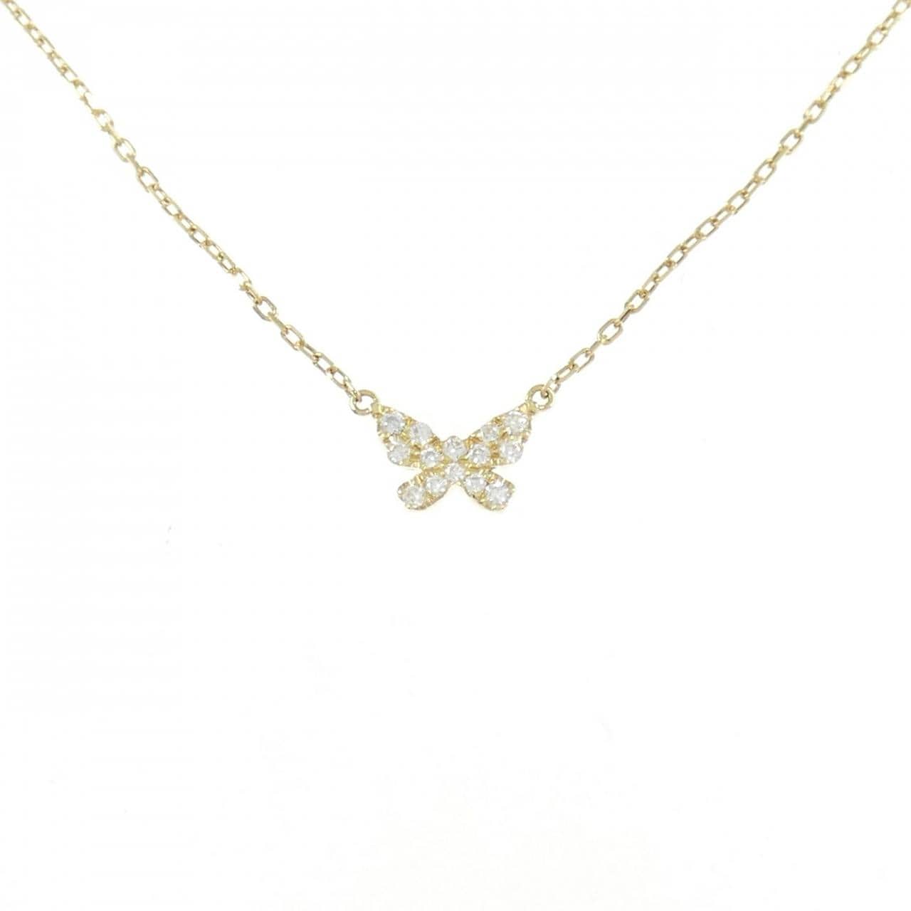 アーカー バタフライ ネックレス 0.06CT