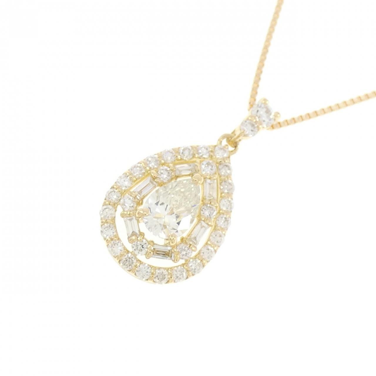 [新品] K18YG鑽石項鍊 0.50CT