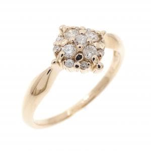 K18PG ダイヤモンド リング 0.20CT