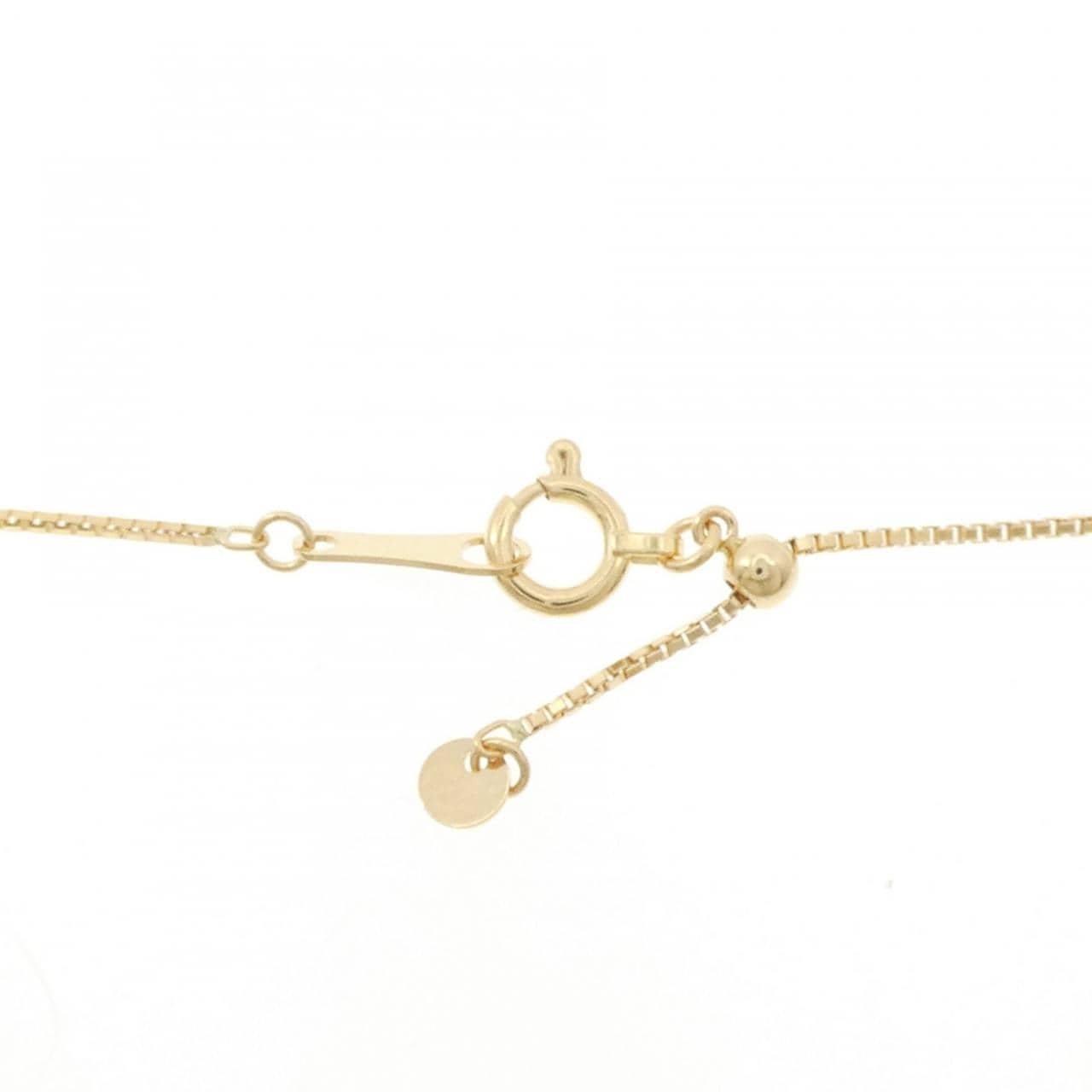K18YG パヴェ ダイヤモンド ネックレス 0.92CT