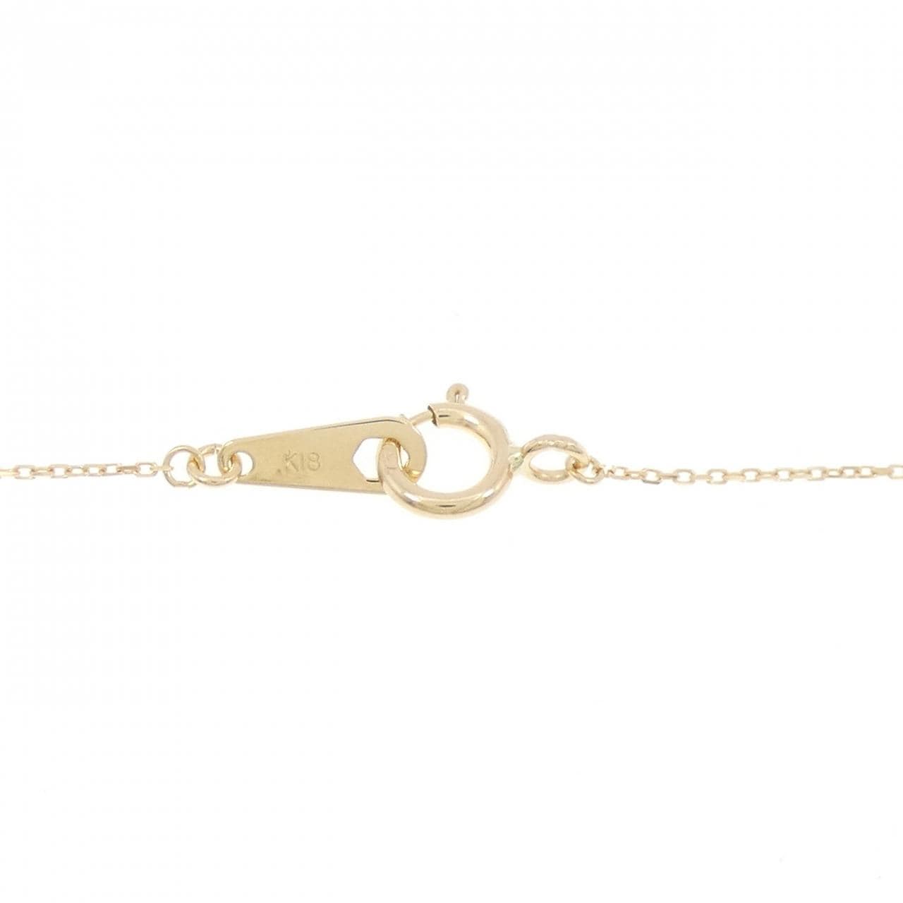 K18YG/K18WG カラーストーン ネックレス