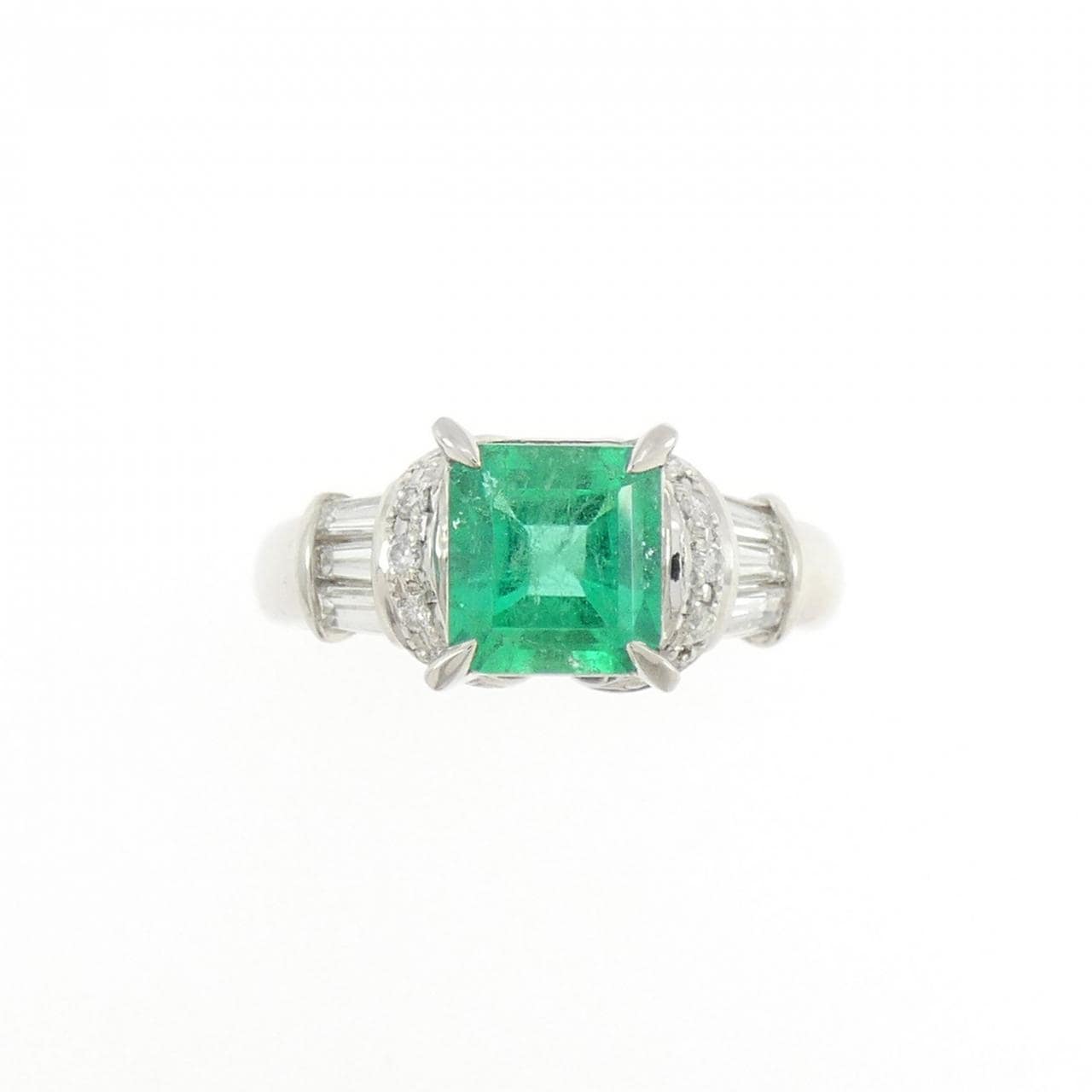 PT900 エメラルド リング 1.05CT