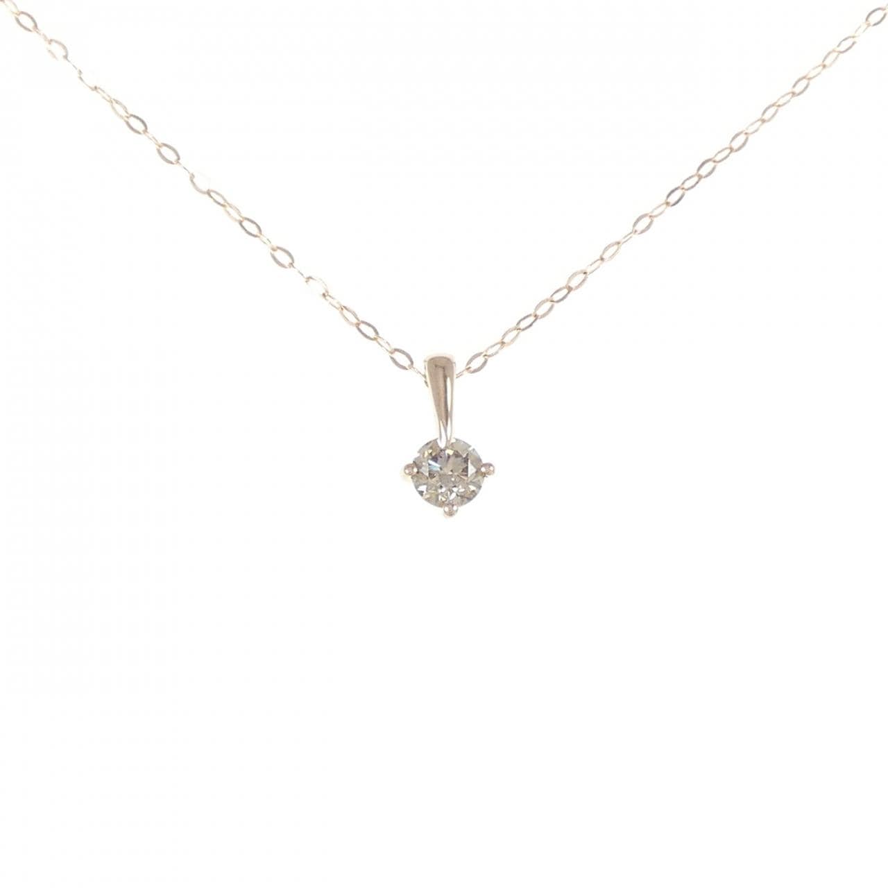 K18PG ダイヤモンド ネックレス 0.25CT