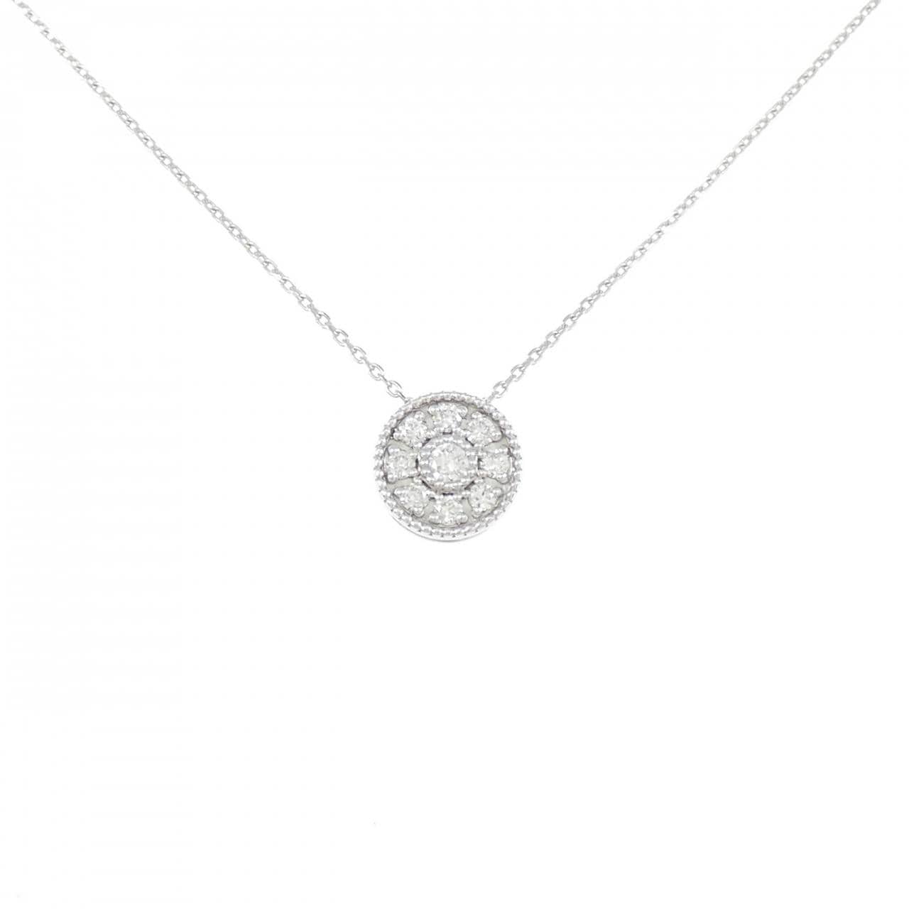 K10WG ダイヤモンド ネックレス 0.17CT