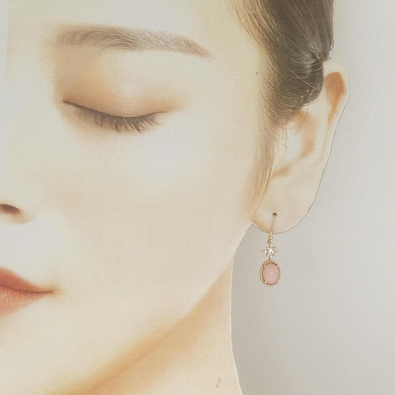 4゜C オパール ピアス