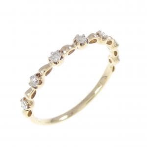 K10YG ダイヤモンド リング 0.13CT