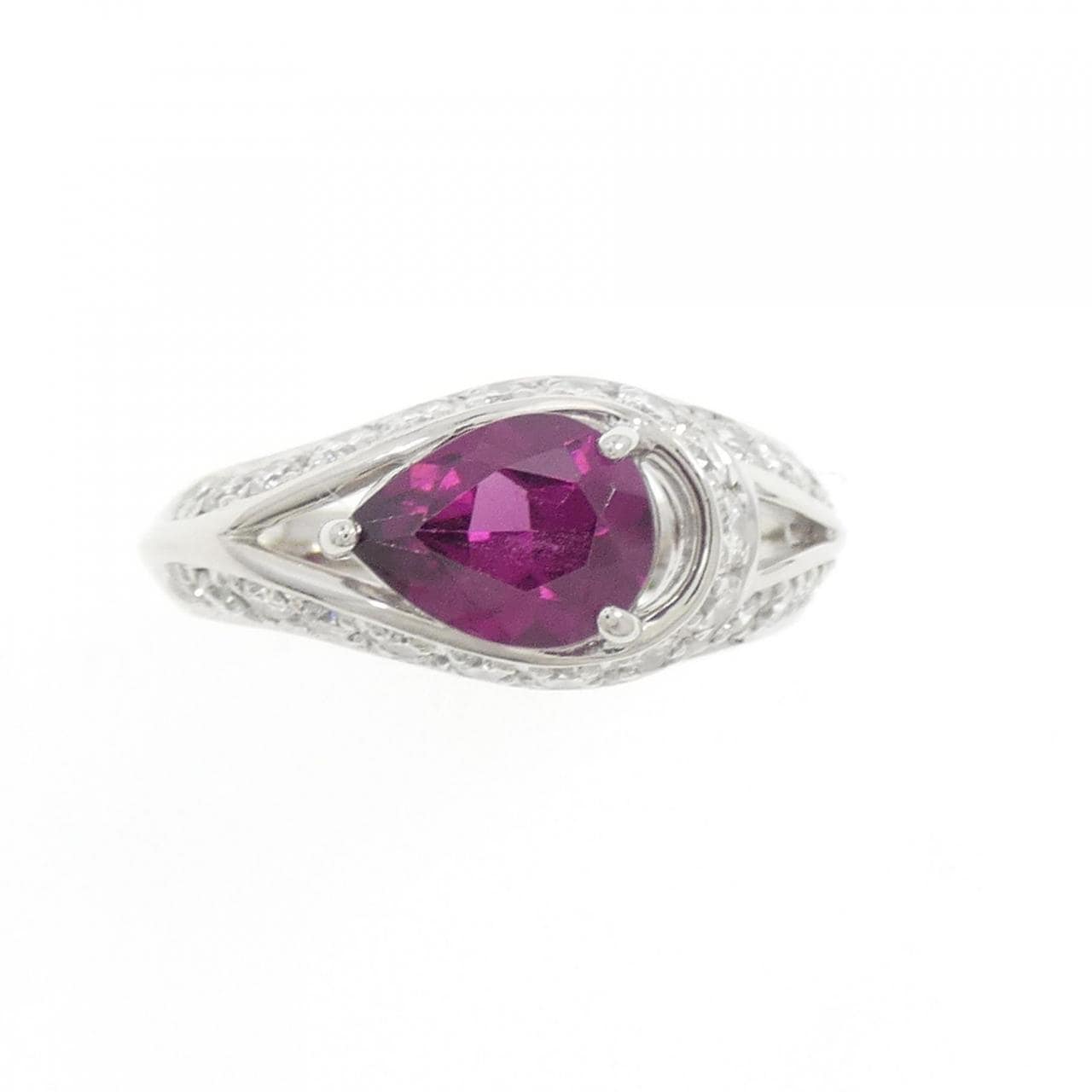 PT Garnet Ring 1.41CT