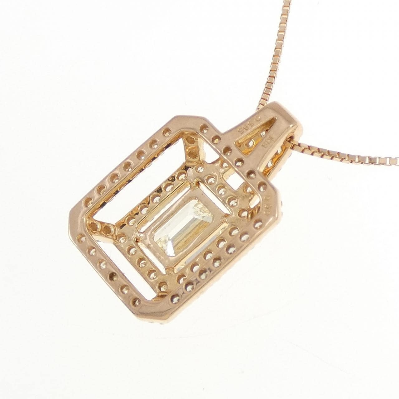 K18PG ダイヤモンド ネックレス 0.685CT