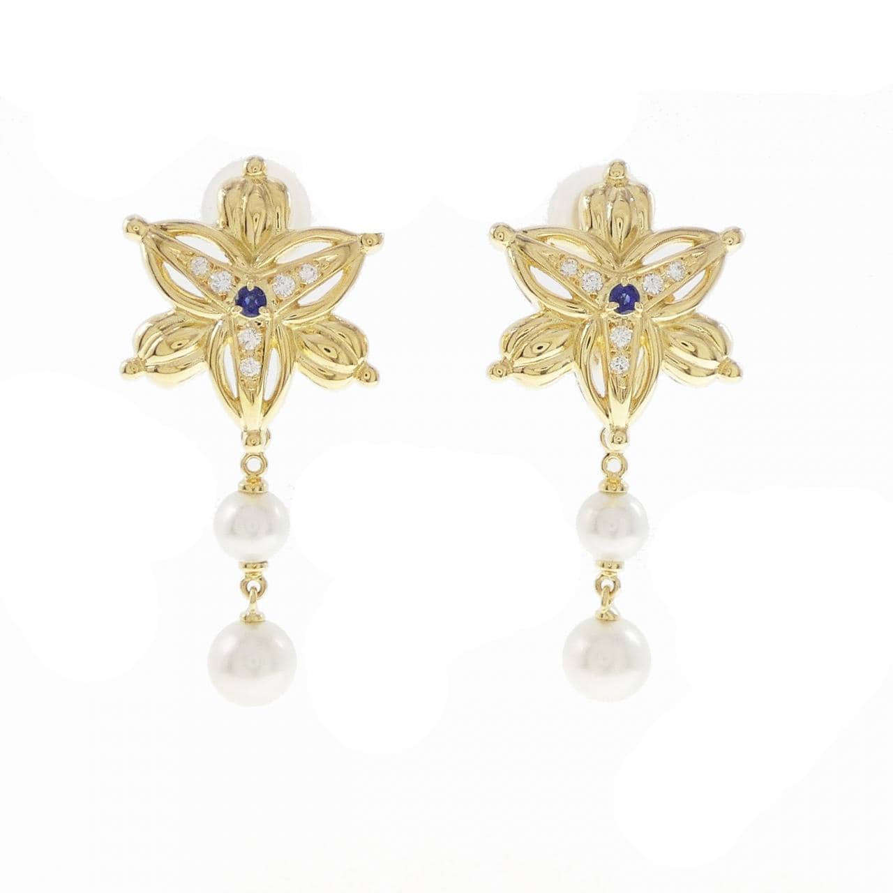 MIKIMOTO Akoya珍珠耳夹