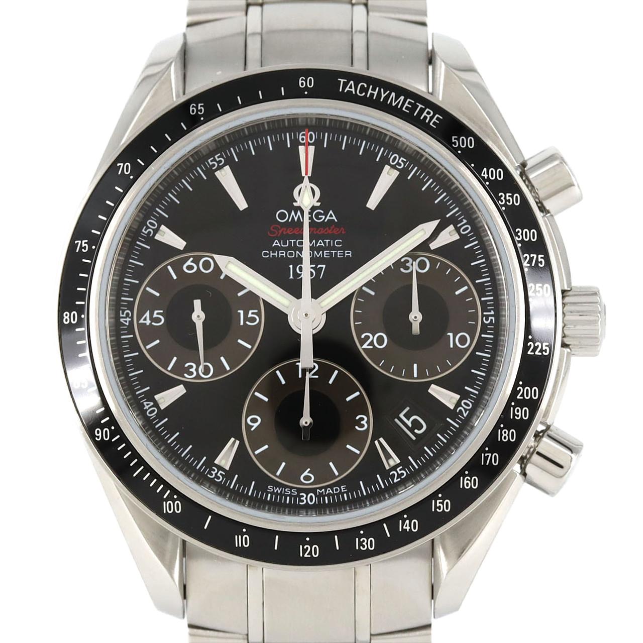 オメガ スピードマスターデイト1957 LIMITED 323.30.40.40.01.001 SS 自動巻