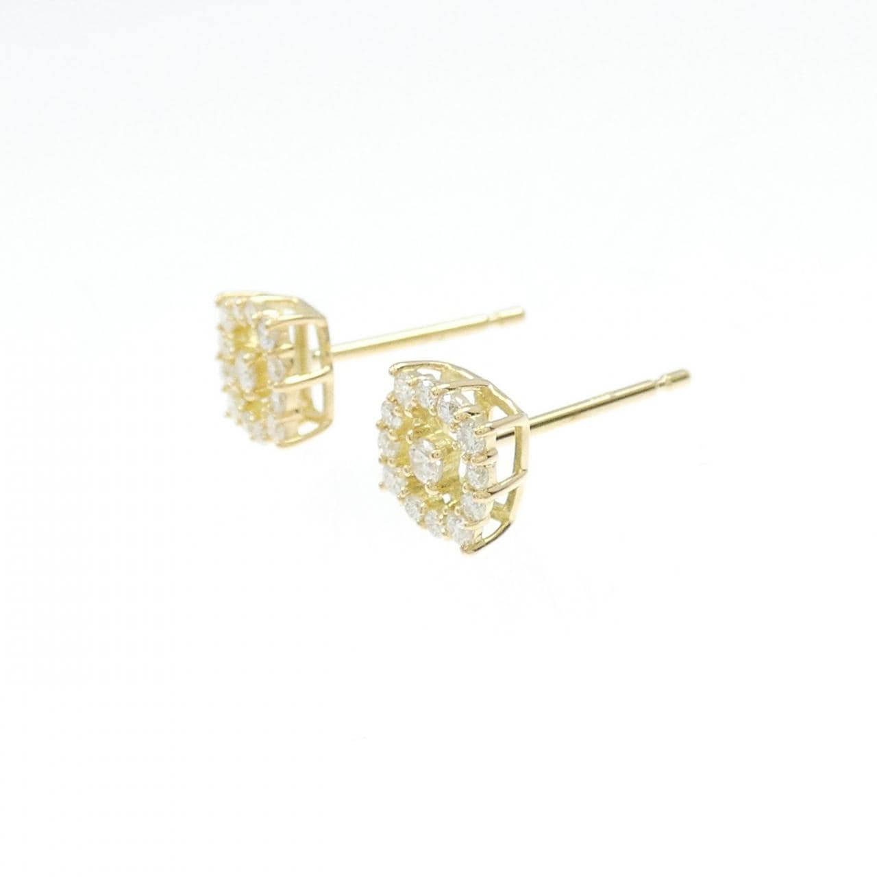 【リメイク】K18YG ダイヤモンド ピアス 0.20CT