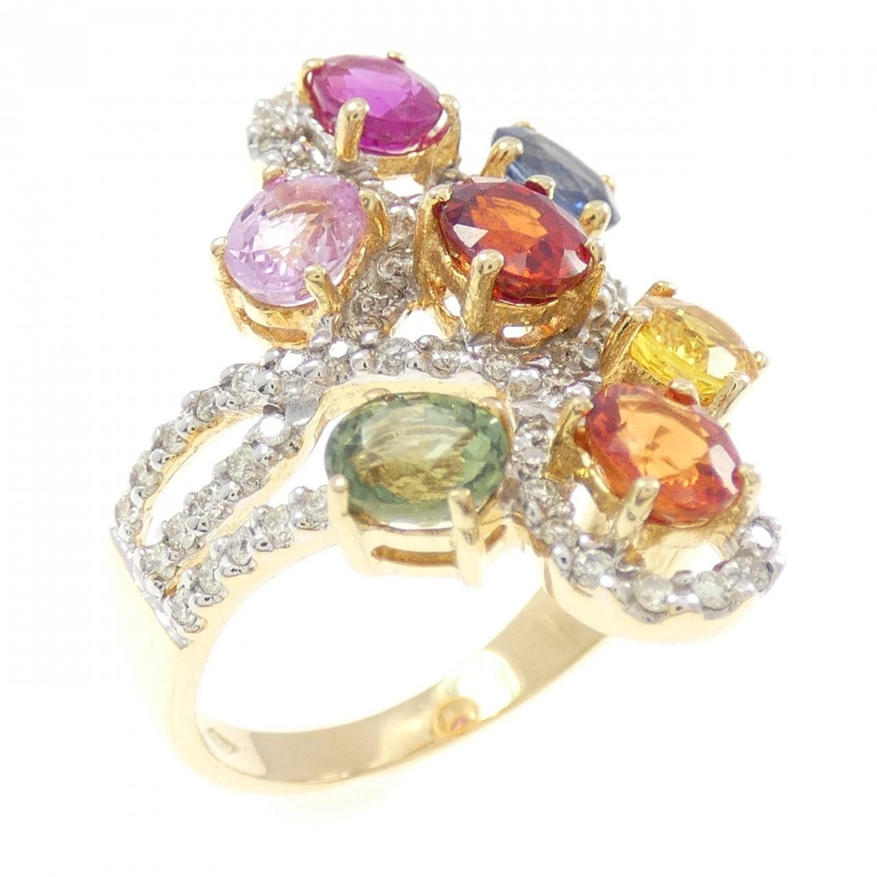 750YG/750WG サファイヤ リング