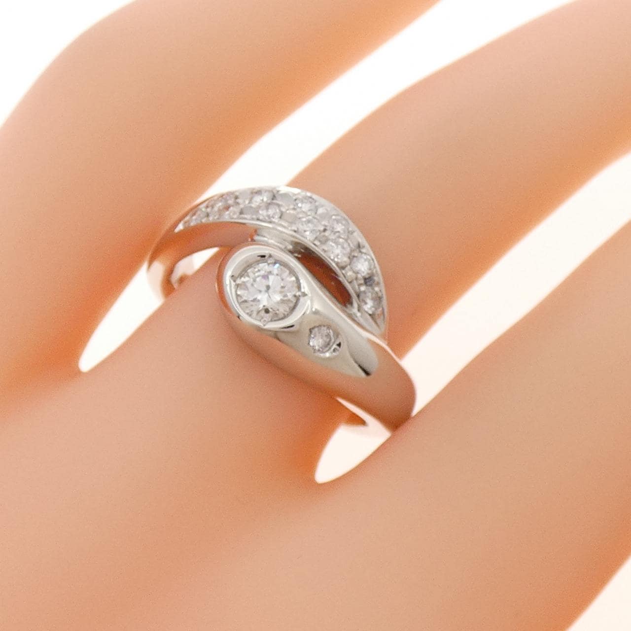 PT900 ダイヤモンド リング 0.22CT