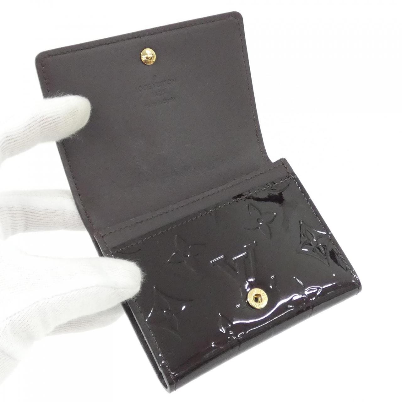 ルイヴィトン ヴェルニ アンヴェロップ カルト ドゥ ヴィジット M91409 カードケース