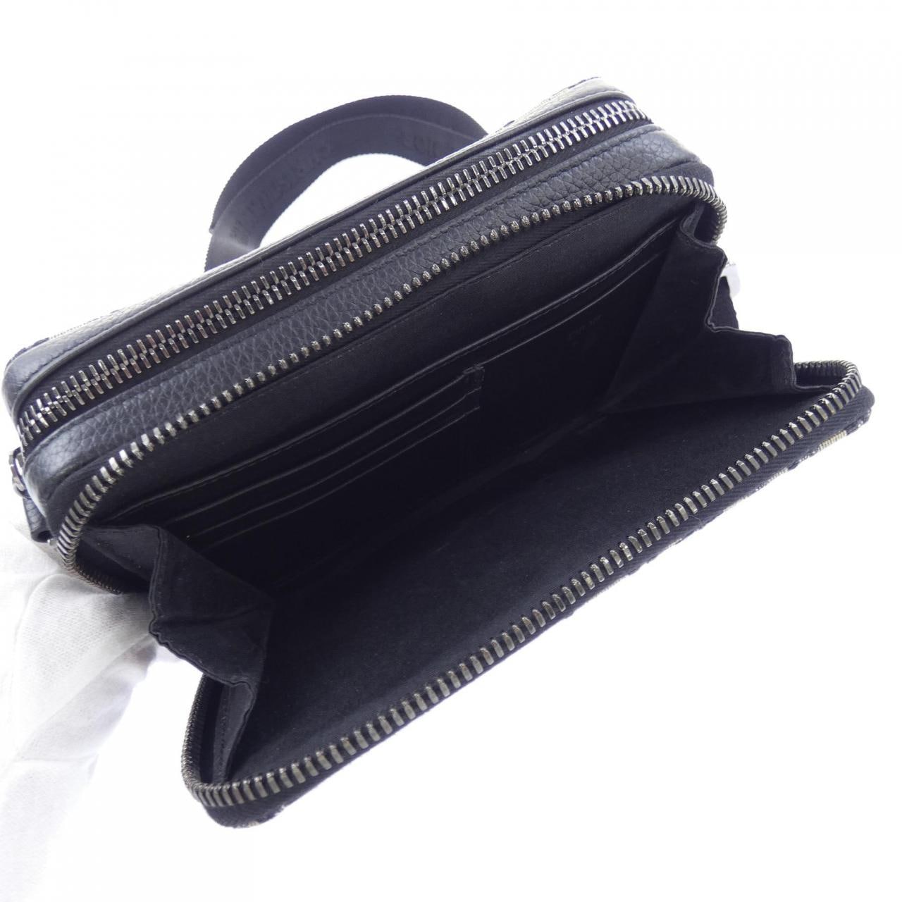 ディオール DIOR ストラップ付きジップポーチ オブリークジャカード 2OBBC119YSE BAG