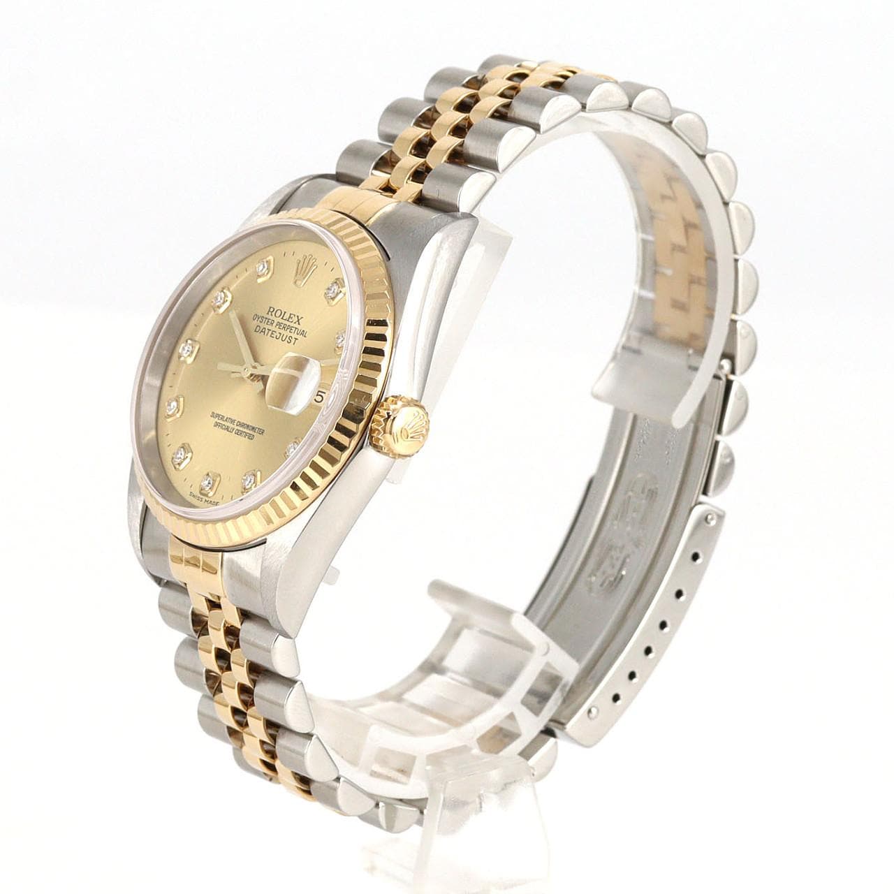 ロレックス デイトジャスト 16233G SSxYG 自動巻 P番