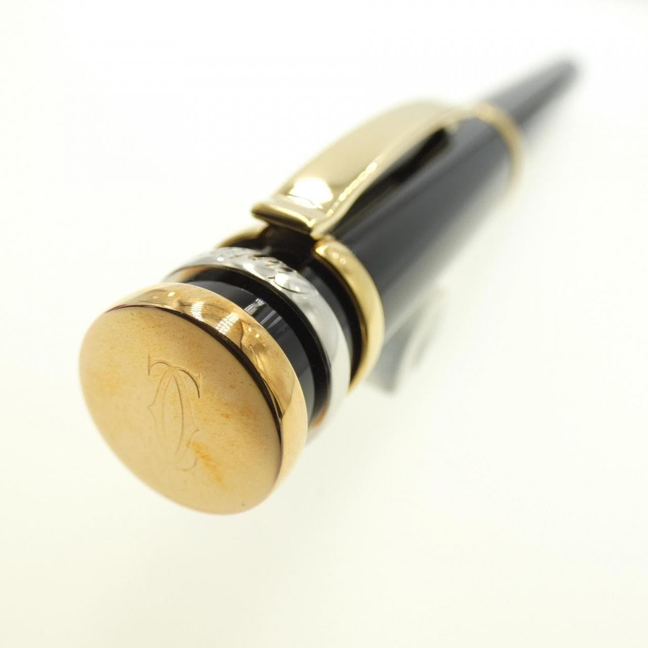 カルティエ 万年筆 - 黒×ゴールド カルティエ 万年筆 - 黒×ゴールド