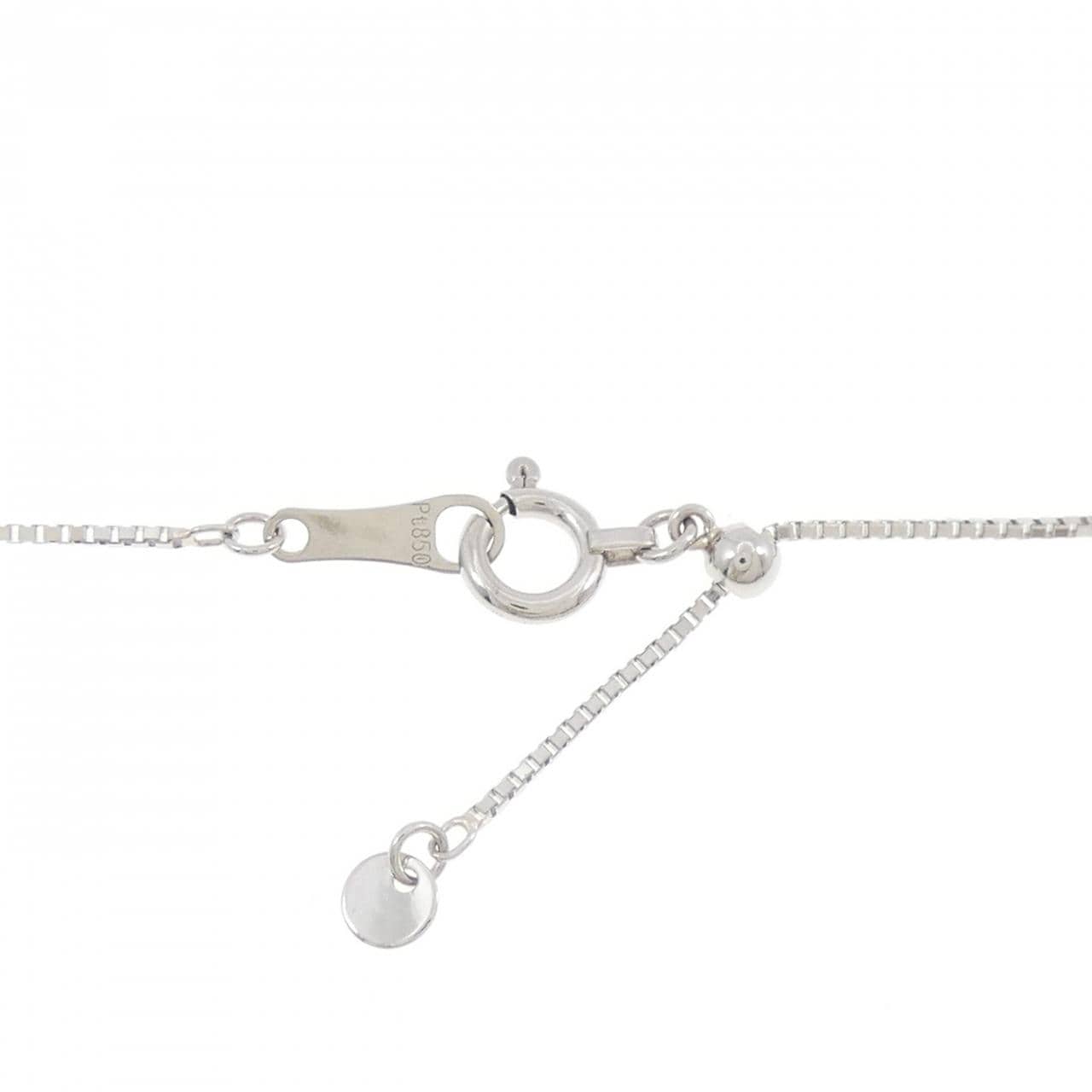 PT950/PT850 ダイヤモンド ネックレス 0.448CT