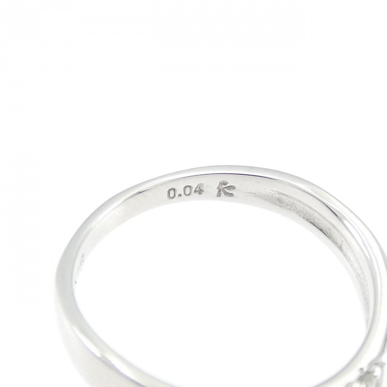 クミキョク ダイヤモンド ピンキー リング 0.04CT