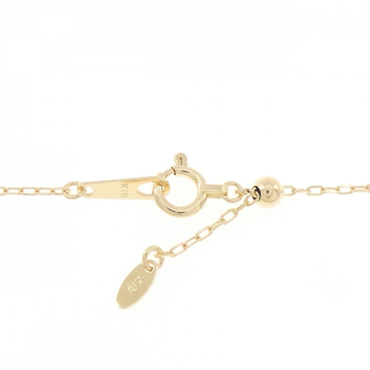 K18YG/PT900 ダイヤモンド ネックレス 1.00CT