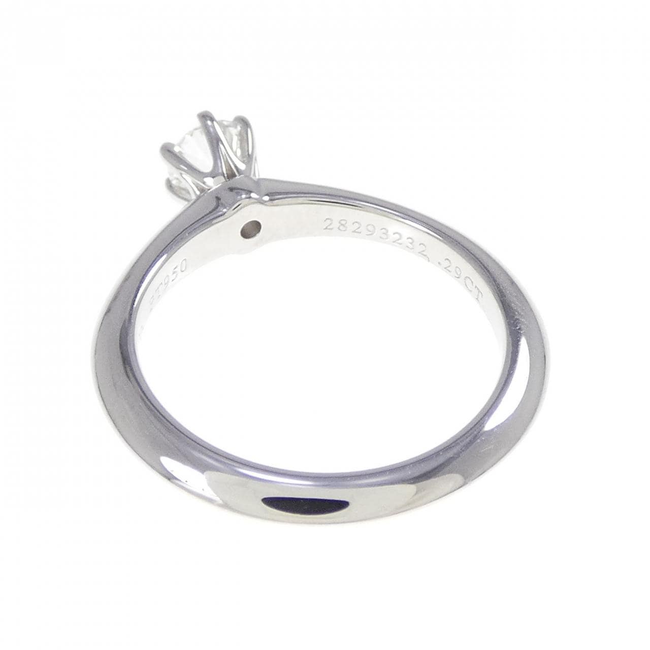 ティファニー クラシックソリティア リング 0.29CT H VVS2 EXT