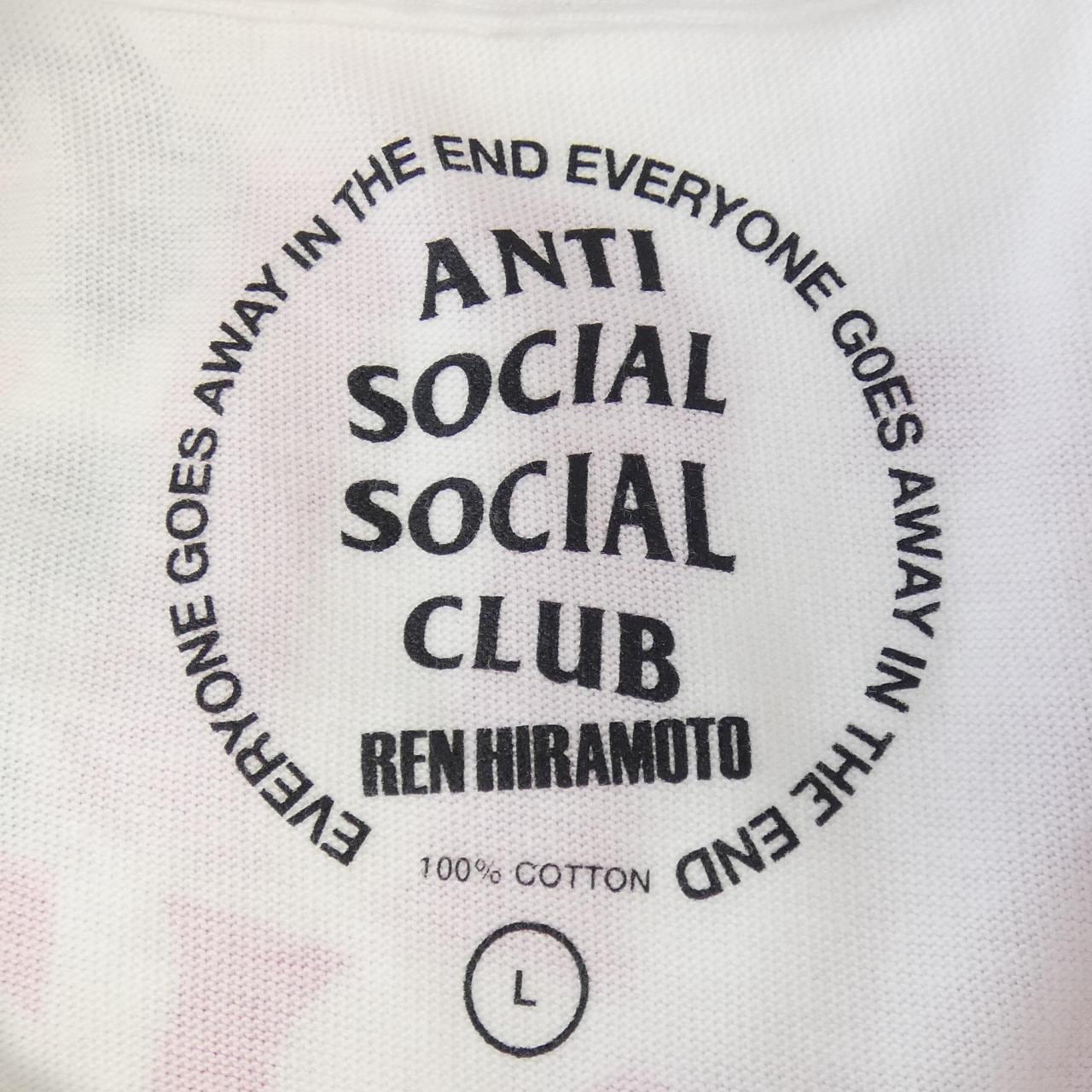 アンチソーシャルソーシャルクラブ ANTI SOCIAL SOCIAL CLUB REN HIRAMOTO Tシャツ