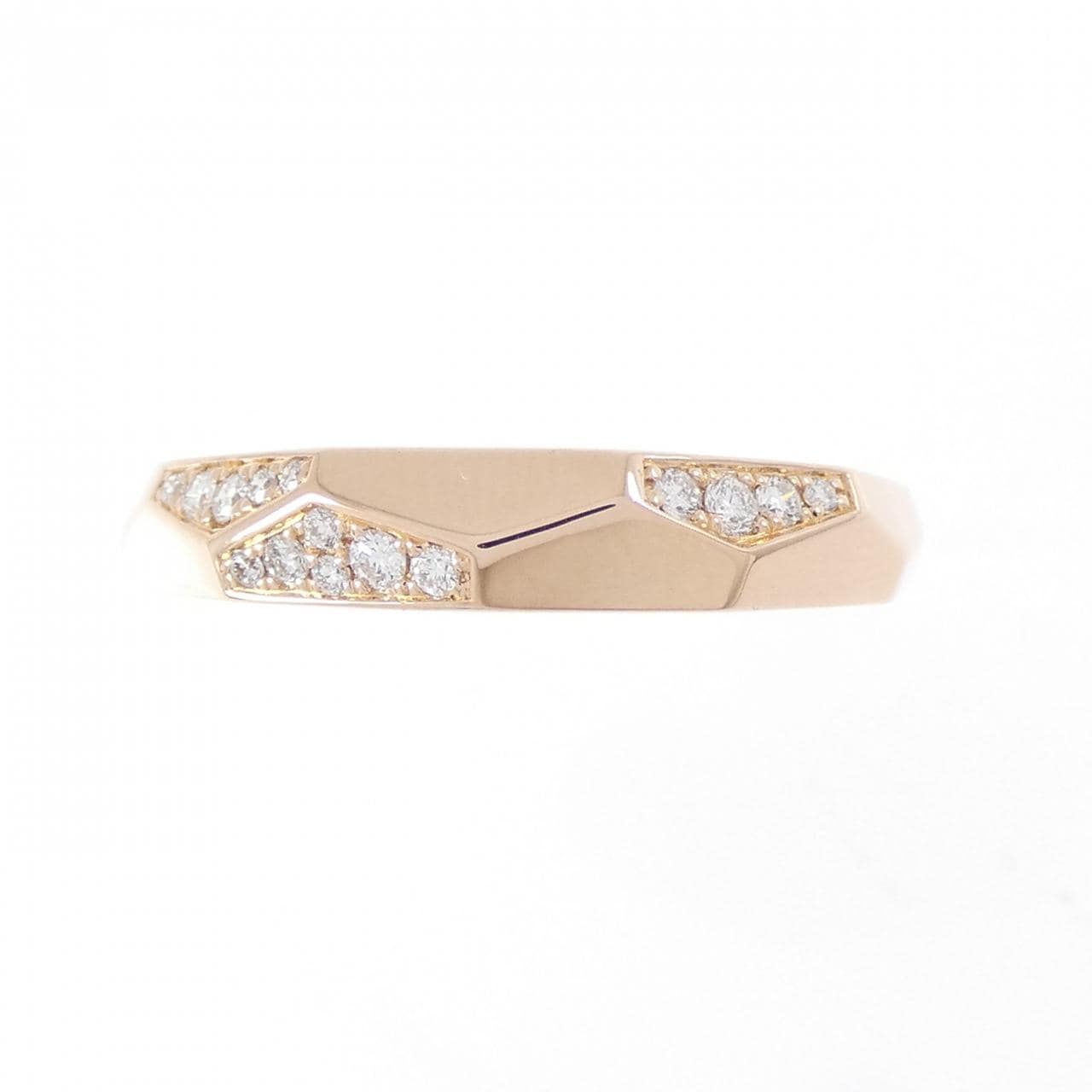 750PG ダイヤモンド リング 0.08CT