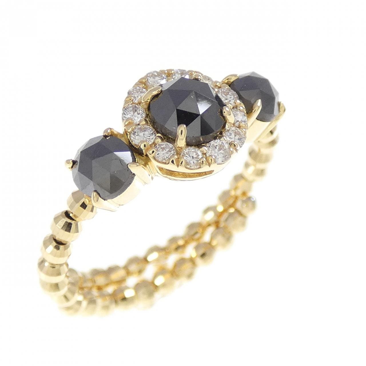 K18YG ダイヤモンド リング 0.70CT