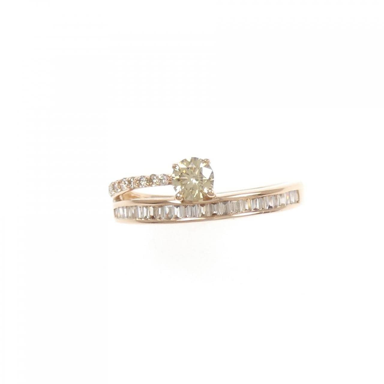 K18PG ダイヤモンド リング 0.53CT