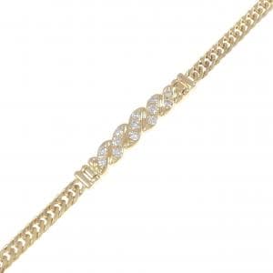 K18YG ダイヤモンド ブレスレット 0.53CT