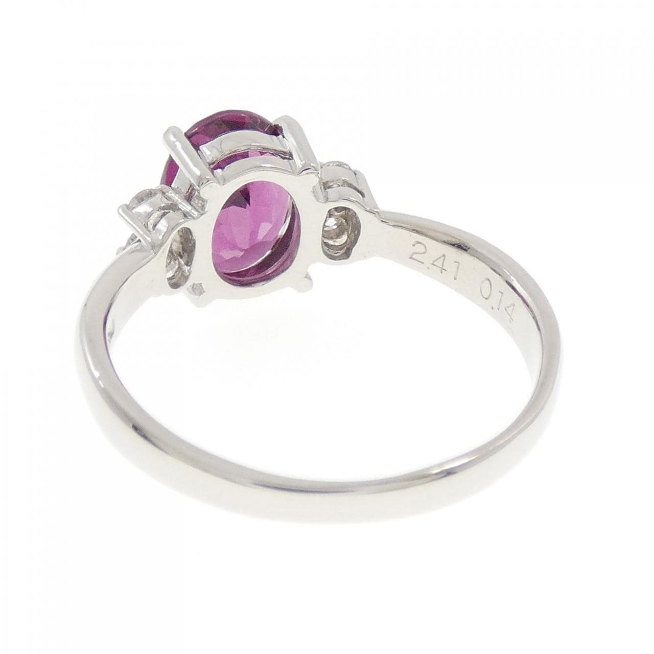 PT900 ガーネット リング 2.41CT