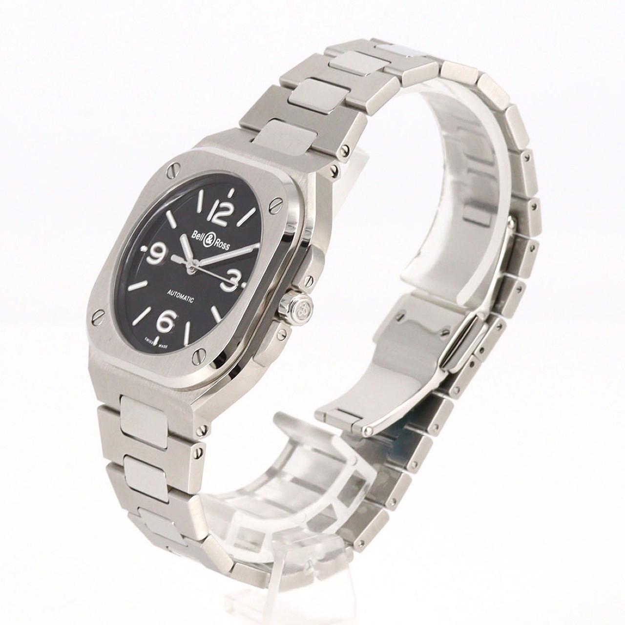 【新品】ベル&ロス BR05ブラックスティール BR05A-S-BL-ST/SST SS 自動巻