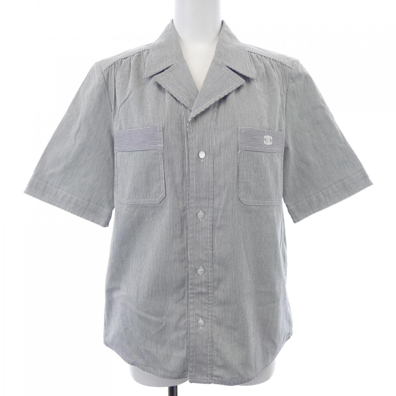 セリーヌ CELINE オープンカラーシアサッカー トリオンフ 2B610191I S／Sシャツ