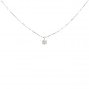 PT850 ソリティア ダイヤモンド ネックレス 0.17CT